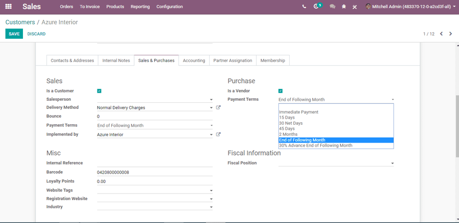 odoo-sales-invoice
