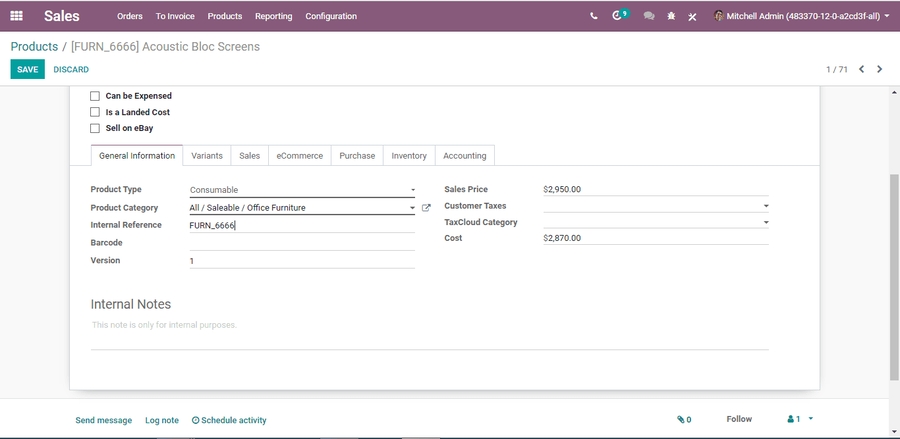 odoo-sales-invoice