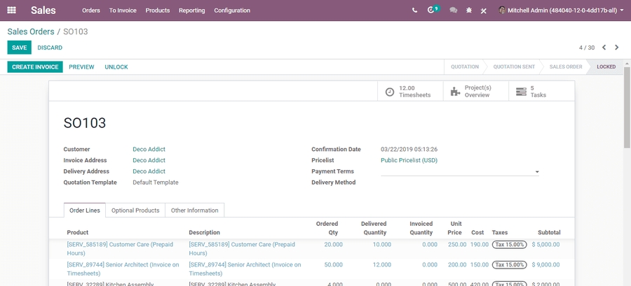 odoo-sales-invoice