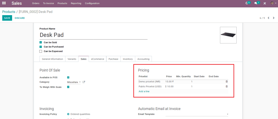 odoo-sales-invoice