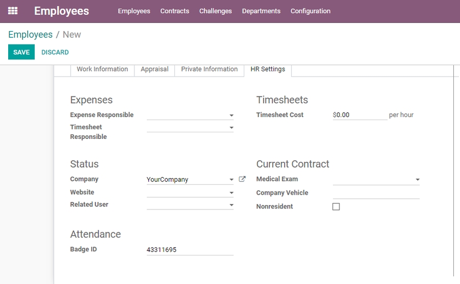 odoo-human-resource