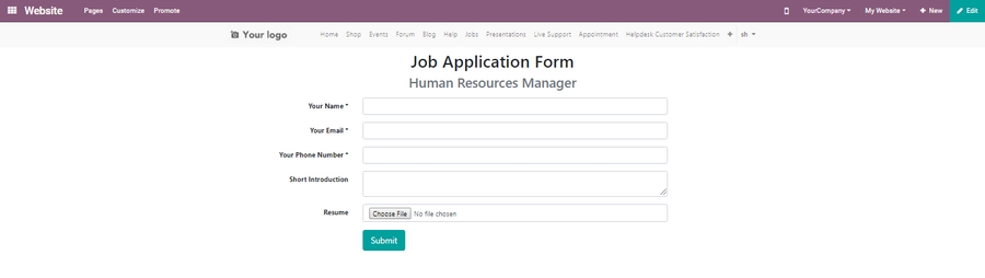odoo-human-resource