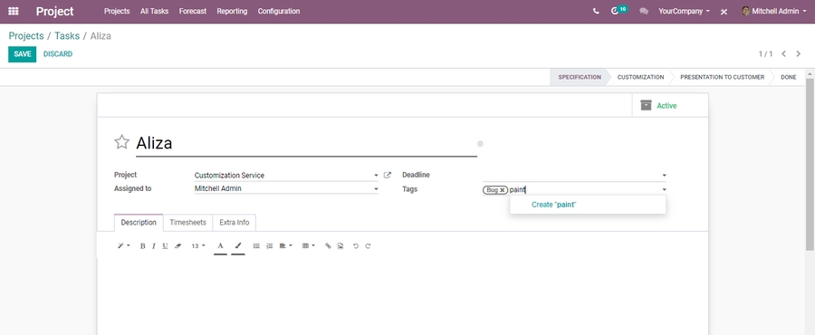 odoo-project-management