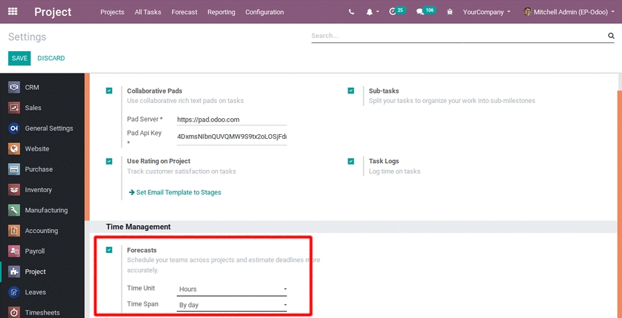 odoo-project-management