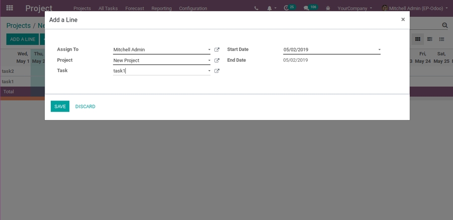 odoo-project-management