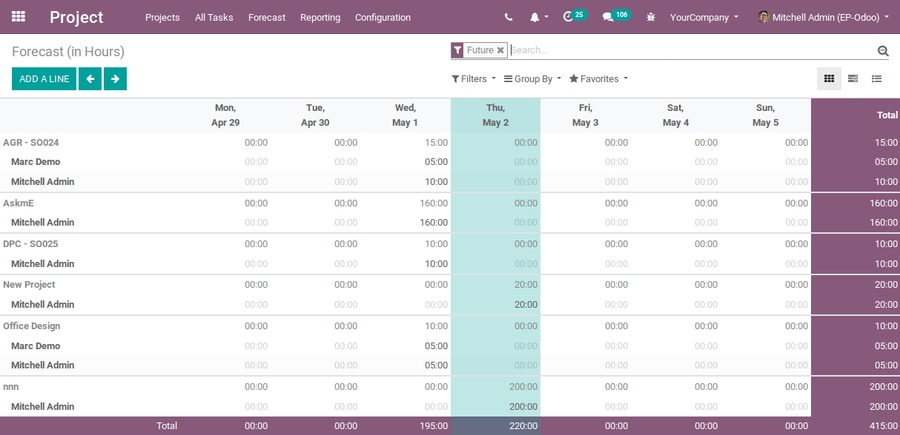 odoo-project-management