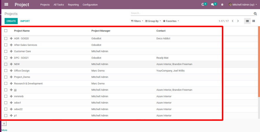 odoo-project-management