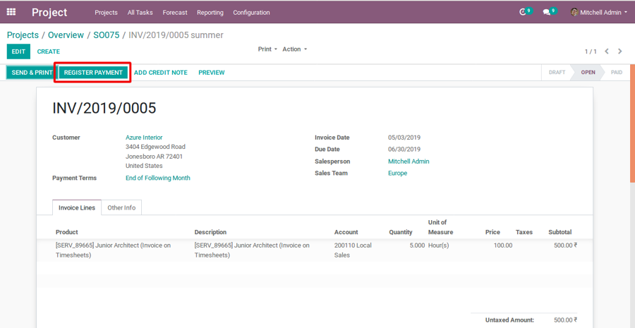 odoo-project-management