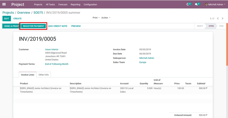 odoo-project-management