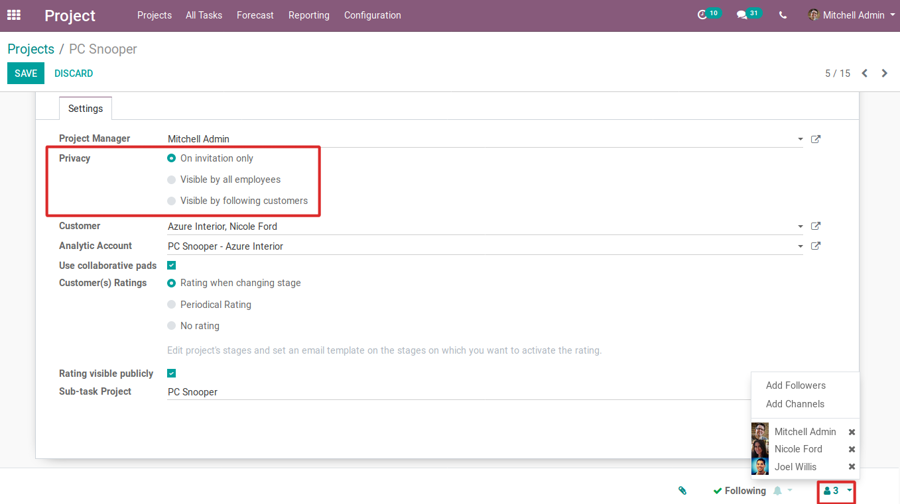 odoo-project-management