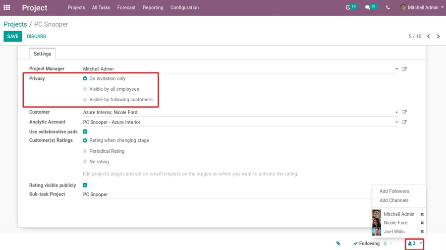 odoo-project-management