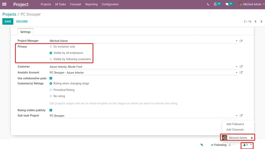 odoo-project-management