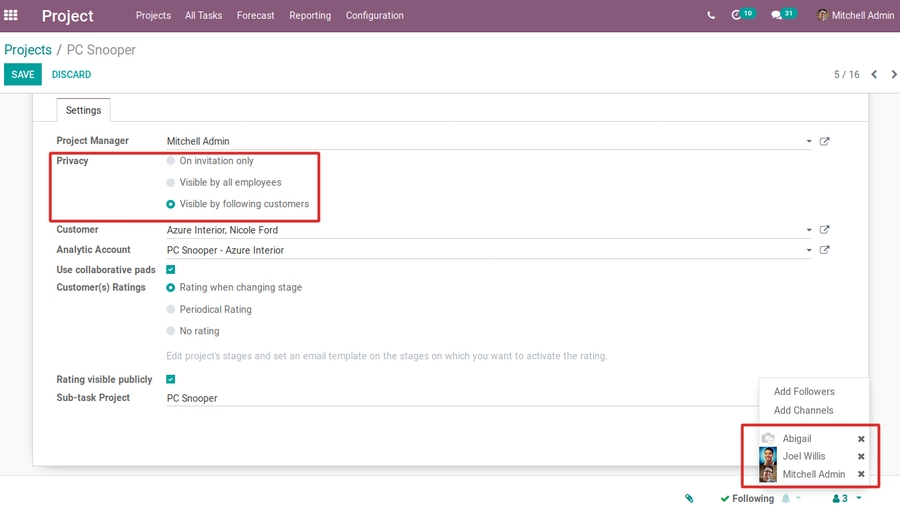 odoo-project-management