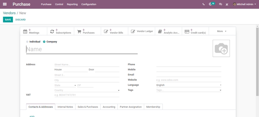 odoo-purchase-management