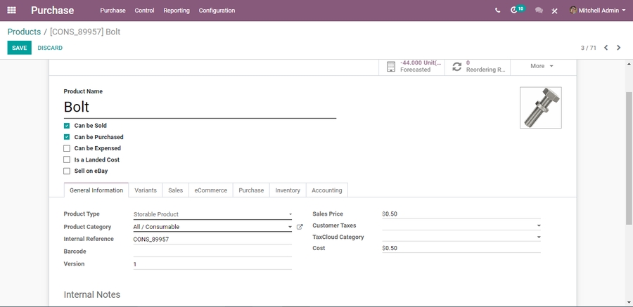 odoo-purchase-management