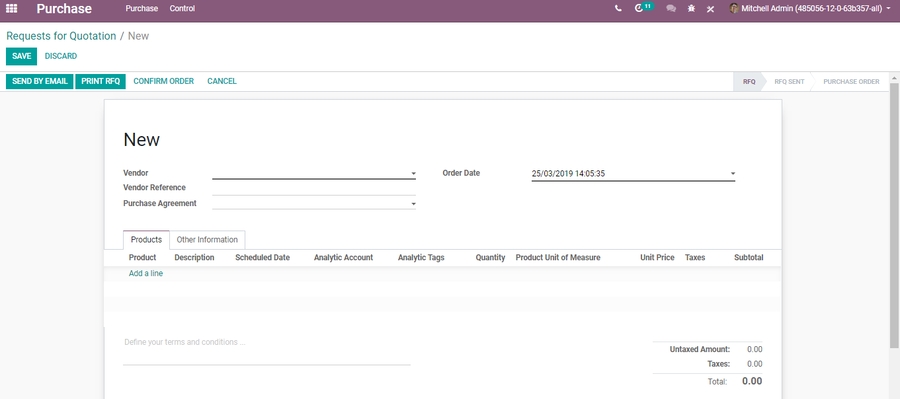 odoo-purchase-management