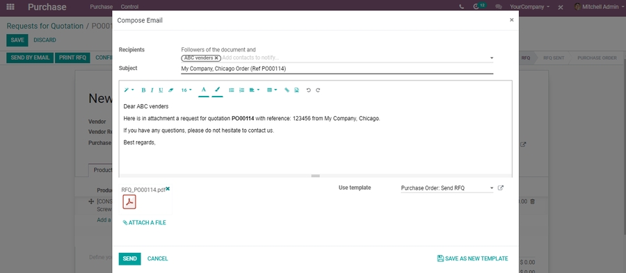odoo-purchase-management