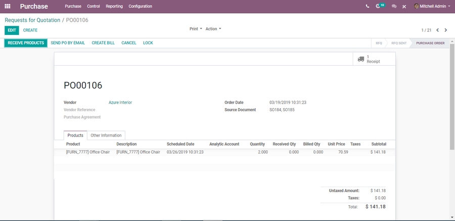 odoo-purchase-management