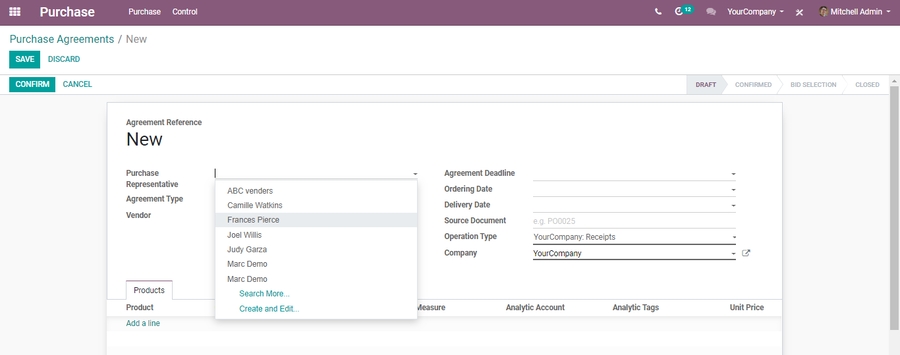 odoo-purchase-management
