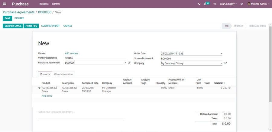odoo-purchase-management