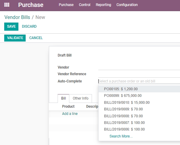 odoo-purchase-management