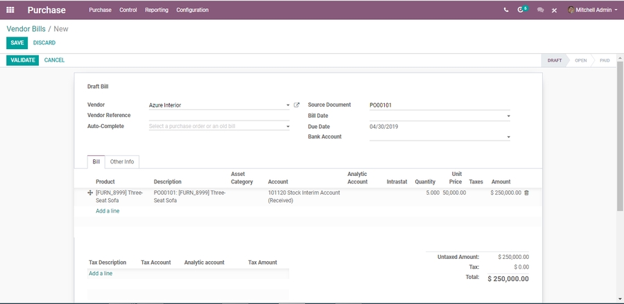 odoo-purchase-management